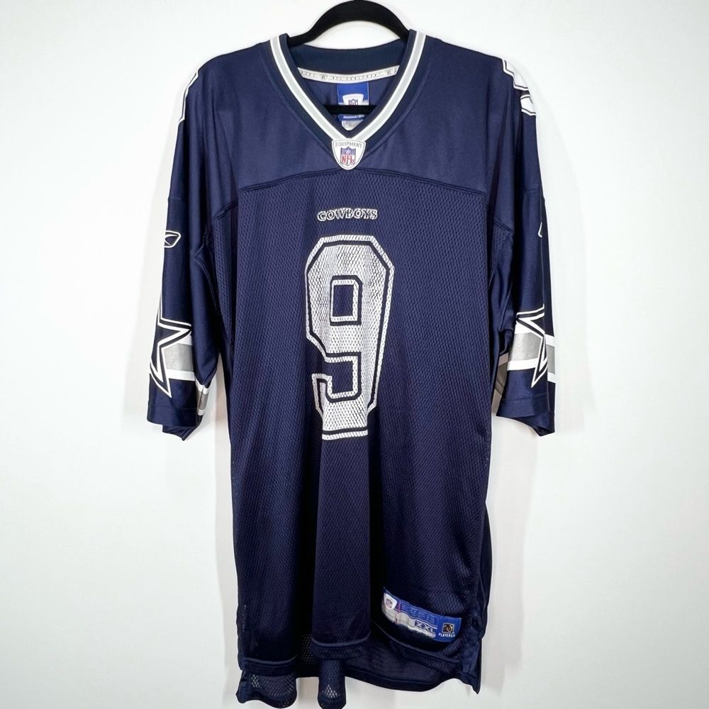 VTG Reebok NFL Equipment Dallas Cowboys Romo 9 Jersey 2XL